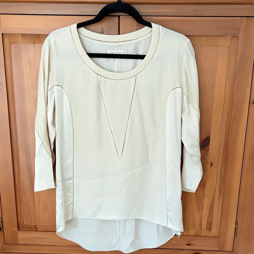 rag & bone Cream Women's Blouse